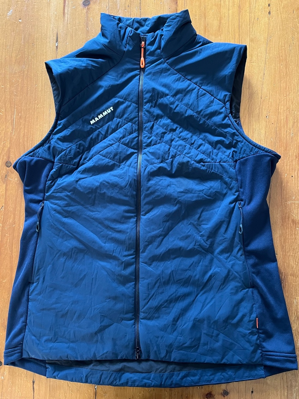 Mammut Rime Women’s Light IN Hybrid Vest Navy Blue Large Gorpcore Hiking